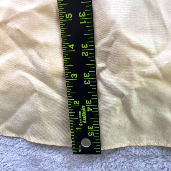 Vintage Cabela's Outfitter Series Men's Shirt 4XL Short Sleeve Button Up Yellow - Picture 3 of 9